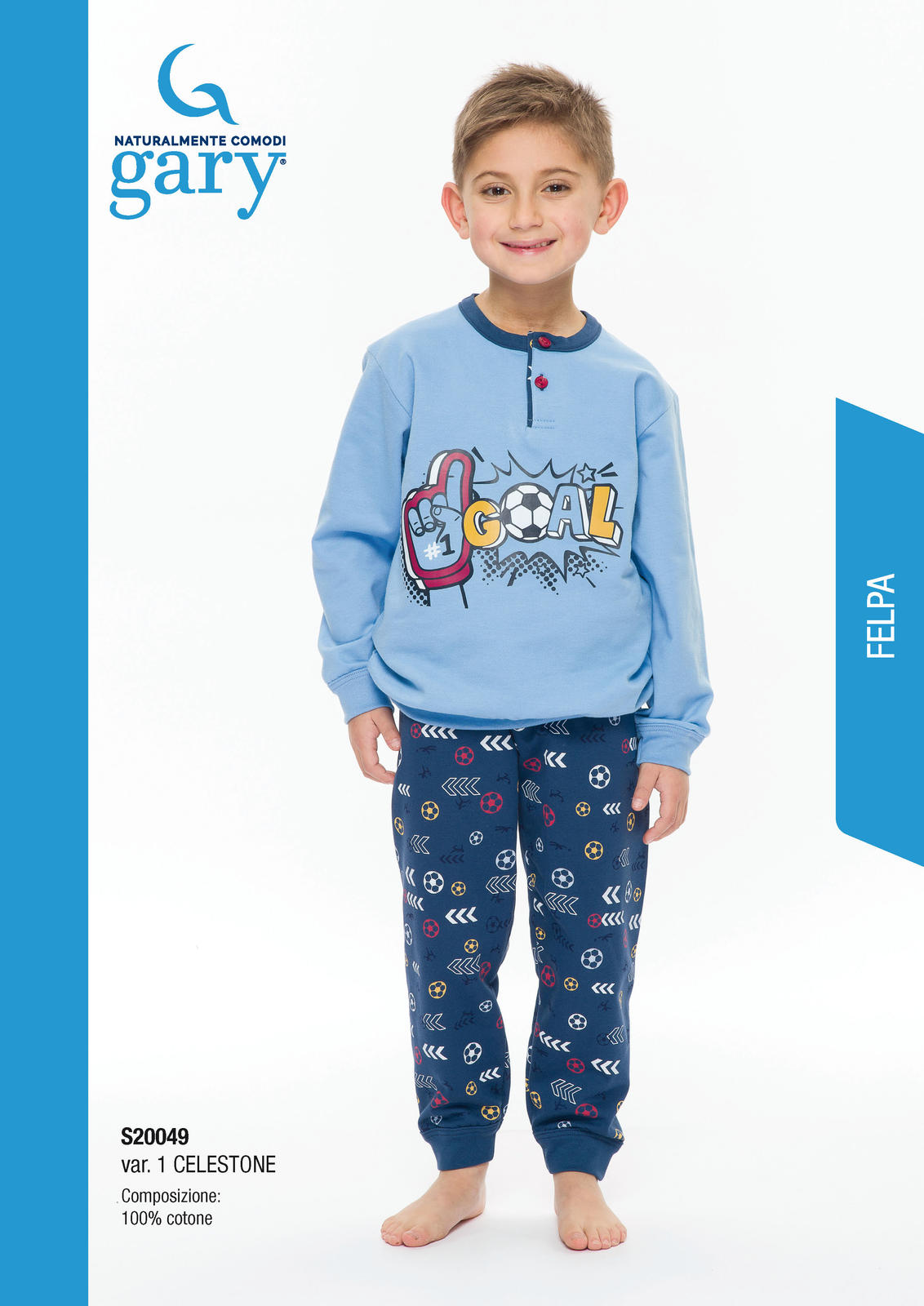 CHILDREN'S PAJAMAS S/L S30049 Tellini S.r.l. Wholesale Clothing